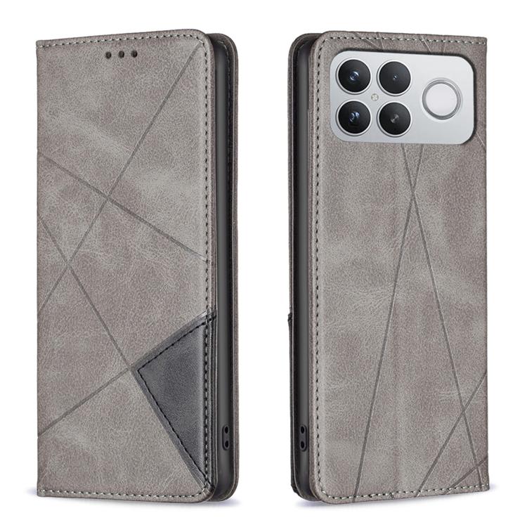 Rhombus Texture Magnetic Leather Phone Case, For Redmi K90 Max 5G, For Redmi A7 Pro 171mm / Poco C85x 5G, For Redmi 15a 5G, For Redmi Tubo 5 Max / Poco X8 Pro Max, For Redmi Tubo 5 / Poco X8 Pro 5G, For Redmi Note 15 5G Global 164mm                    ...