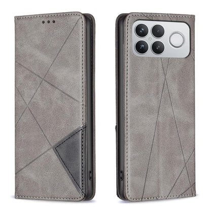 Rhombus Texture Magnetic Leather Phone Case, For Redmi K90 Max 5G, For Redmi A7 Pro 171mm / Poco C85x 5G, For Redmi 15a 5G, For Redmi Tubo 5 Max / Poco X8 Pro Max, For Redmi Tubo 5 / Poco X8 Pro 5G, For Redmi Note 15 5G Global 164mm                    ...