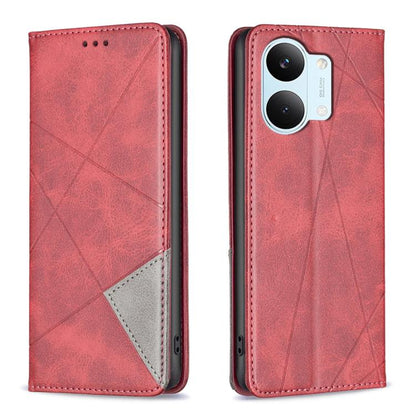 Rhombus Texture Magnetic Leather Phone Case, For Redmi K90 Max 5G, For Redmi A7 Pro 171mm / Poco C85x 5G, For Redmi 15a 5G, For Redmi Tubo 5 Max / Poco X8 Pro Max, For Redmi Tubo 5 / Poco X8 Pro 5G, For Redmi Note 15 5G Global 164mm                    ...
