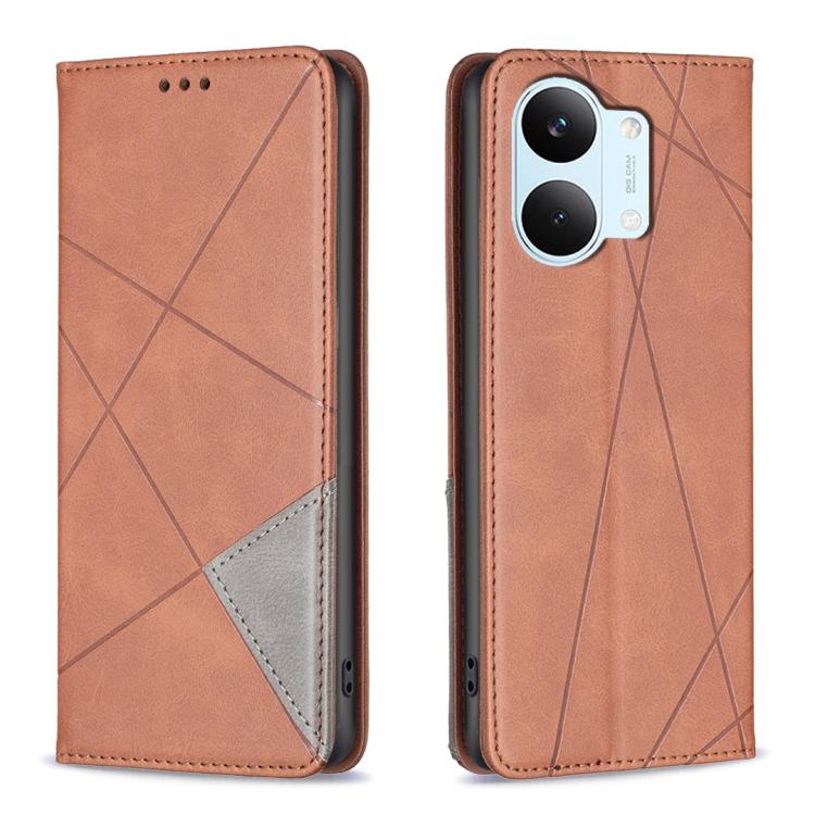 Rhombus Texture Magnetic Leather Phone Case, For Redmi K90 Max 5G, For Redmi A7 Pro 171mm / Poco C85x 5G, For Redmi 15a 5G, For Redmi Tubo 5 Max / Poco X8 Pro Max, For Redmi Tubo 5 / Poco X8 Pro 5G, For Redmi Note 15 5G Global 164mm                    ...
