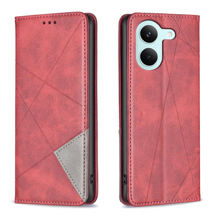 Rhombus Texture Magnetic Leather Phone Case, For Redmi K90 Max 5G, For Redmi A7 Pro 171mm / Poco C85x 5G, For Redmi 15a 5G, For Redmi Tubo 5 Max / Poco X8 Pro Max, For Redmi Tubo 5 / Poco X8 Pro 5G, For Redmi Note 15 5G Global 164mm                    ...