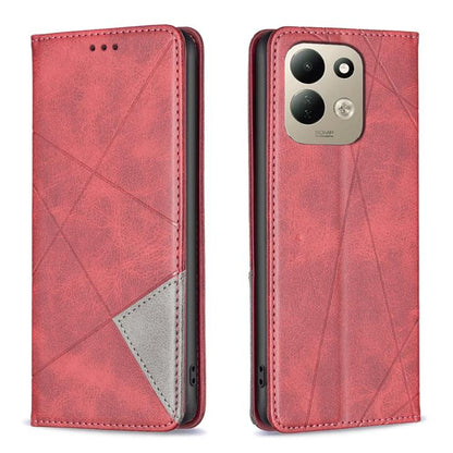 Rhombus Texture Magnetic Leather Phone Case, For Redmi 15C 5G/4G Global 171/Poco C85 4G, For Redmi Note 17 Pro 5G Global 163mm, For Redmi Note 17 Pro+ 5G Global 163mm, For Redmi K100 Pro Max 5G, For Redmi 17 4G / 5G Global 170mm                        ...