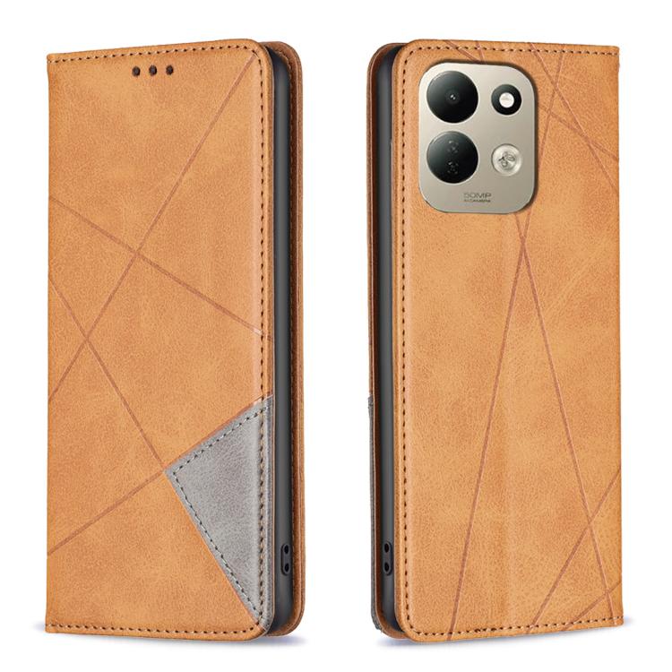 Rhombus Texture Magnetic Leather Phone Case, For Redmi 15C 5G/4G Global 171/Poco C85 4G, For Redmi Note 17 Pro 5G Global 163mm, For Redmi Note 17 Pro+ 5G Global 163mm, For Redmi K100 Pro Max 5G, For Redmi 17 4G / 5G Global 170mm                        ...