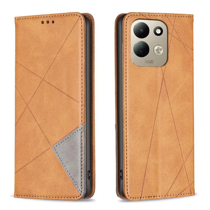 Rhombus Texture Magnetic Leather Phone Case, For Redmi 15C 5G/4G Global 171/Poco C85 4G, For Redmi Note 17 Pro 5G Global 163mm, For Redmi Note 17 Pro+ 5G Global 163mm, For Redmi K100 Pro Max 5G, For Redmi 17 4G / 5G Global 170mm                        ...