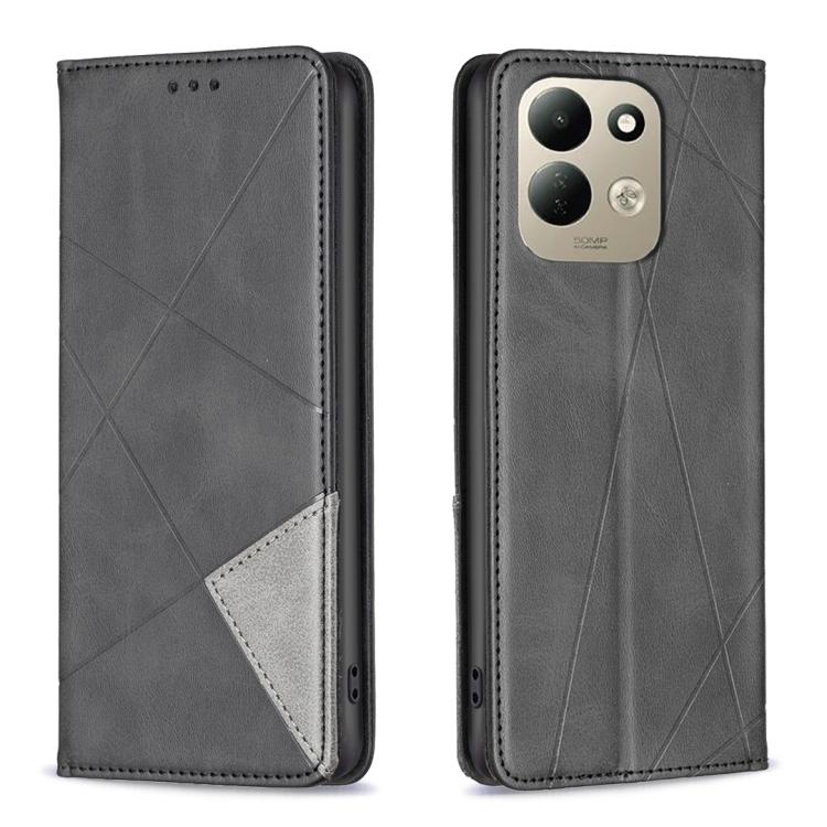 Rhombus Texture Magnetic Leather Phone Case, For Redmi 15C 5G/4G Global 171/Poco C85 4G, For Redmi Note 17 Pro 5G Global 163mm, For Redmi Note 17 Pro+ 5G Global 163mm, For Redmi K100 Pro Max 5G, For Redmi 17 4G / 5G Global 170mm                        ...