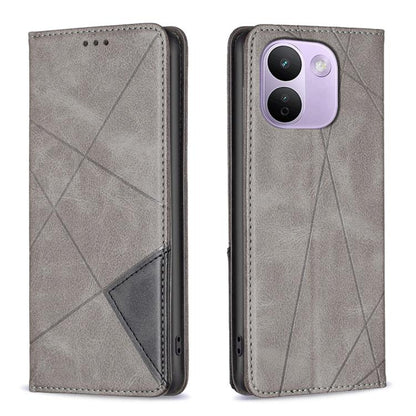 Rhombus Texture Magnetic Leather Phone Case, For Redmi 15C 5G/4G Global 171/Poco C85 4G, For Redmi Note 17 Pro 5G Global 163mm, For Redmi Note 17 Pro+ 5G Global 163mm, For Redmi K100 Pro Max 5G, For Redmi 17 4G / 5G Global 170mm                        ...