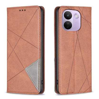 Rhombus Texture Magnetic Leather Phone Case, For Redmi 15C 5G/4G Global 171/Poco C85 4G, For Redmi Note 17 Pro 5G Global 163mm, For Redmi Note 17 Pro+ 5G Global 163mm, For Redmi K100 Pro Max 5G, For Redmi 17 4G / 5G Global 170mm                        ...
