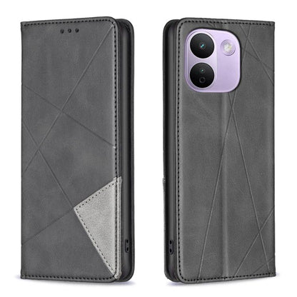 Rhombus Texture Magnetic Leather Phone Case, For Redmi 15C 5G/4G Global 171/Poco C85 4G, For Redmi Note 17 Pro 5G Global 163mm, For Redmi Note 17 Pro+ 5G Global 163mm, For Redmi K100 Pro Max 5G, For Redmi 17 4G / 5G Global 170mm                        ...