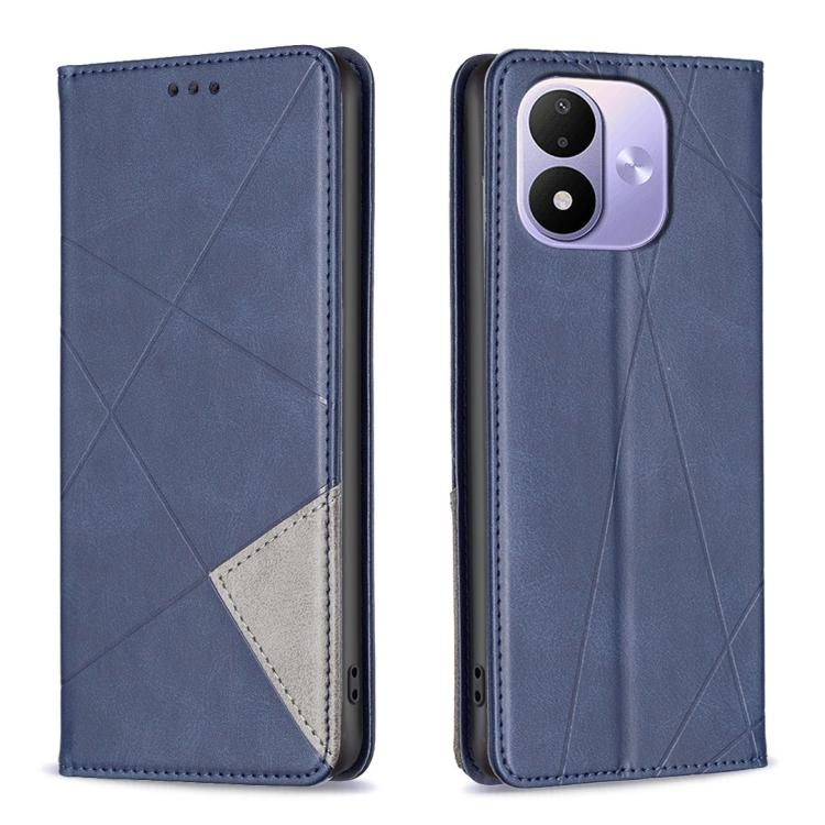 Rhombus Texture Magnetic Leather Phone Case, For Redmi 15C 5G/4G Global 171/Poco C85 4G, For Redmi Note 17 Pro 5G Global 163mm, For Redmi Note 17 Pro+ 5G Global 163mm, For Redmi K100 Pro Max 5G, For Redmi 17 4G / 5G Global 170mm                        ...