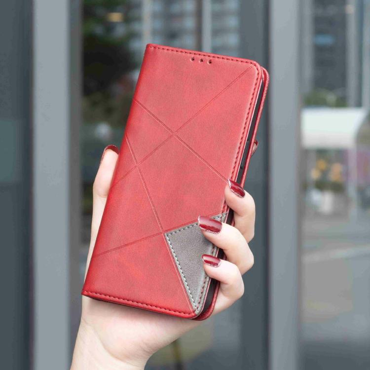 Rhombus Texture Magnetic Leather Phone Case, For Redmi 15C 5G/4G Global 171/Poco C85 4G, For Redmi Note 17 Pro 5G Global 163mm, For Redmi Note 17 Pro+ 5G Global 163mm, For Redmi K100 Pro Max 5G, For Redmi 17 4G / 5G Global 170mm                        ...