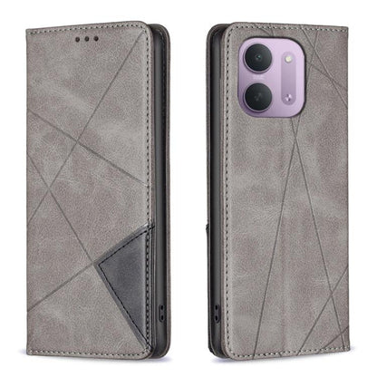 Rhombus Texture Magnetic Leather Phone Case, For Redmi 15C 5G/4G Global 171/Poco C85 4G, For Redmi Note 17 Pro 5G Global 163mm, For Redmi Note 17 Pro+ 5G Global 163mm, For Redmi K100 Pro Max 5G, For Redmi 17 4G / 5G Global 170mm                        ...