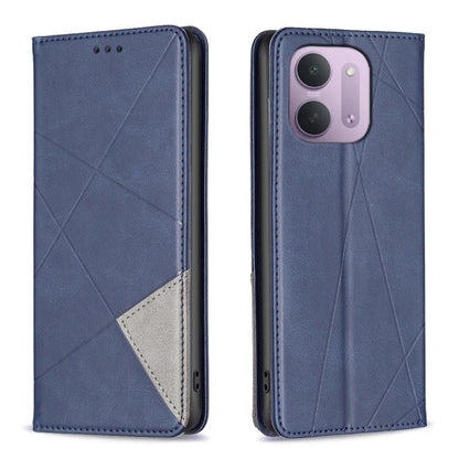 Rhombus Texture Magnetic Leather Phone Case, For Redmi 15C 5G/4G Global 171/Poco C85 4G, For Redmi Note 17 Pro 5G Global 163mm, For Redmi Note 17 Pro+ 5G Global 163mm, For Redmi K100 Pro Max 5G, For Redmi 17 4G / 5G Global 170mm                        ...