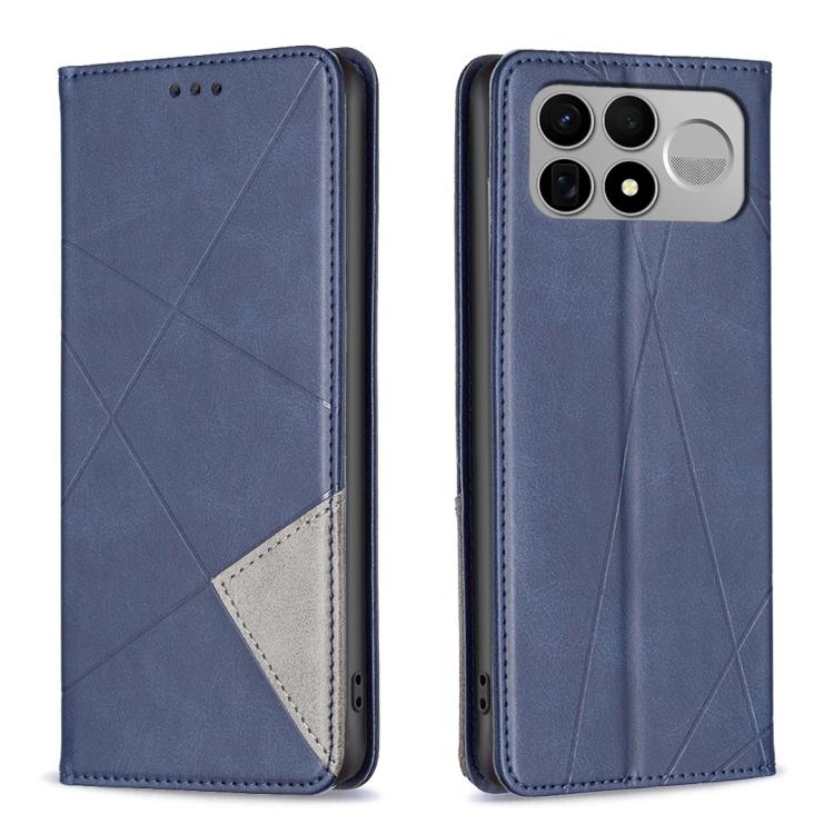 Rhombus Texture Magnetic Leather Phone Case, For Redmi 15C 5G/4G Global 171/Poco C85 4G, For Redmi Note 17 Pro 5G Global 163mm, For Redmi Note 17 Pro+ 5G Global 163mm, For Redmi K100 Pro Max 5G, For Redmi 17 4G / 5G Global 170mm                        ...