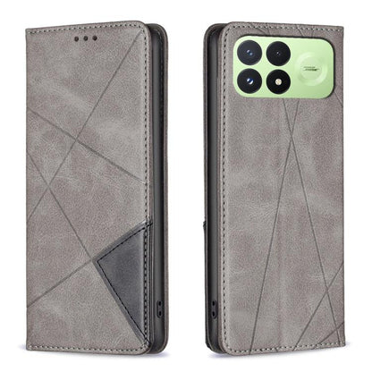 Rhombus Texture Magnetic Leather Phone Case, For Redmi 15C 5G/4G Global 171/Poco C85 4G, For Redmi Note 17 Pro 5G Global 163mm, For Redmi Note 17 Pro+ 5G Global 163mm, For Redmi K100 Pro Max 5G, For Redmi 17 4G / 5G Global 170mm                        ...
