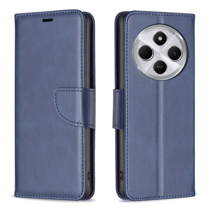 Lambskin Texture Pure Color Flip Leather Phone Case, For Redmi 14C 4G