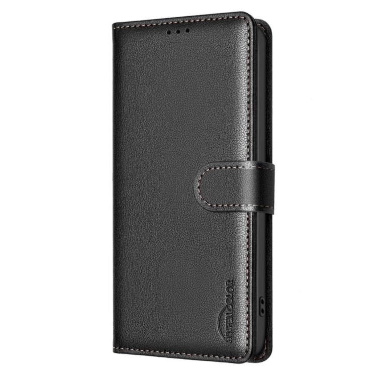 Litchi Texture RFID Anti-theft Leather Phone Case, For Redmi 14C 4G