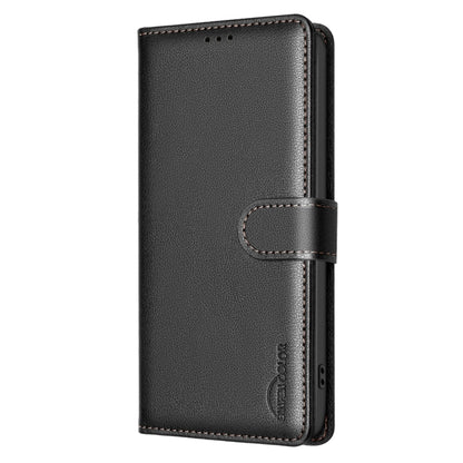 Litchi Texture RFID Anti-theft Leather Phone Case, For Redmi 14C 4G