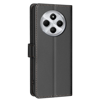 Litchi Texture RFID Anti-theft Leather Phone Case, For Redmi 14C 4G