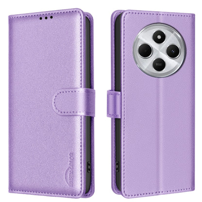 Litchi Texture RFID Anti-theft Leather Phone Case, For Redmi 14C 4G