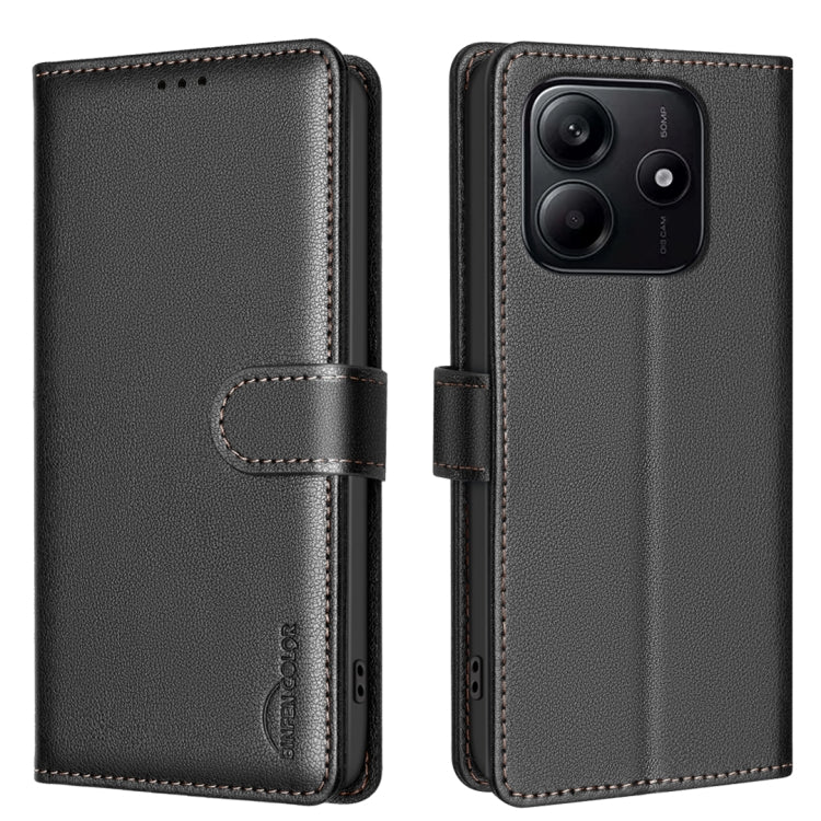 Litchi Texture RFID Anti-theft Leather Phone Case, For Redmi K90 Max 5G, For Redmi A7 Pro 171mm / Poco C85x 5G, For Redmi 15a 5G, For Redmi Tubo 5 Max / Poco X8 Pro Max, For Redmi Tubo 5 / Poco X8 Pro 5G, For Redmi Note 15 5G Global 164mm              ...