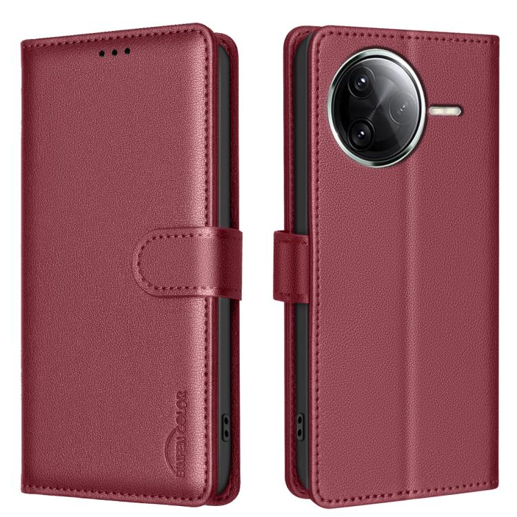 Litchi Texture RFID Anti-theft Leather Phone Case, For Redmi K80 / K80 Pro, For Redmi Turbo 4, For Redmi Note 14 Pro 4G, For Redmi Note 14 4G 163.25mm, For Redmi Note 14 5G, For Redmi 14C 4G
