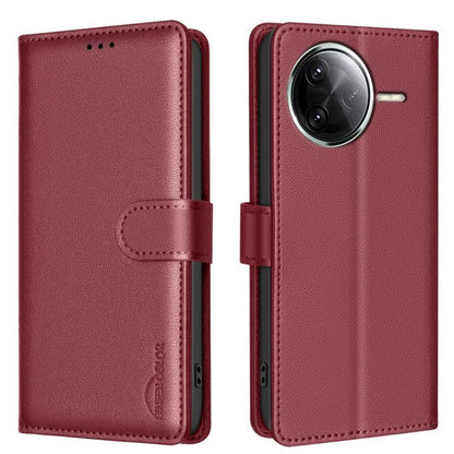Litchi Texture RFID Anti-theft Leather Phone Case, For Redmi K80 / K80 Pro, For Redmi Turbo 4, For Redmi Note 14 Pro 4G, For Redmi Note 14 4G 163.25mm, For Redmi Note 14 5G, For Redmi 14C 4G