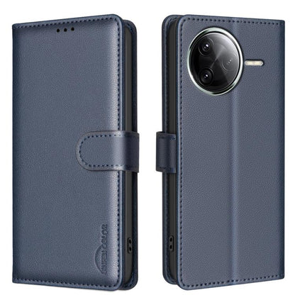 Litchi Texture RFID Anti-theft Leather Phone Case, For Redmi K80 / K80 Pro, For Redmi Turbo 4, For Redmi Note 14 Pro 4G, For Redmi Note 14 4G 163.25mm, For Redmi Note 14 5G, For Redmi 14C 4G