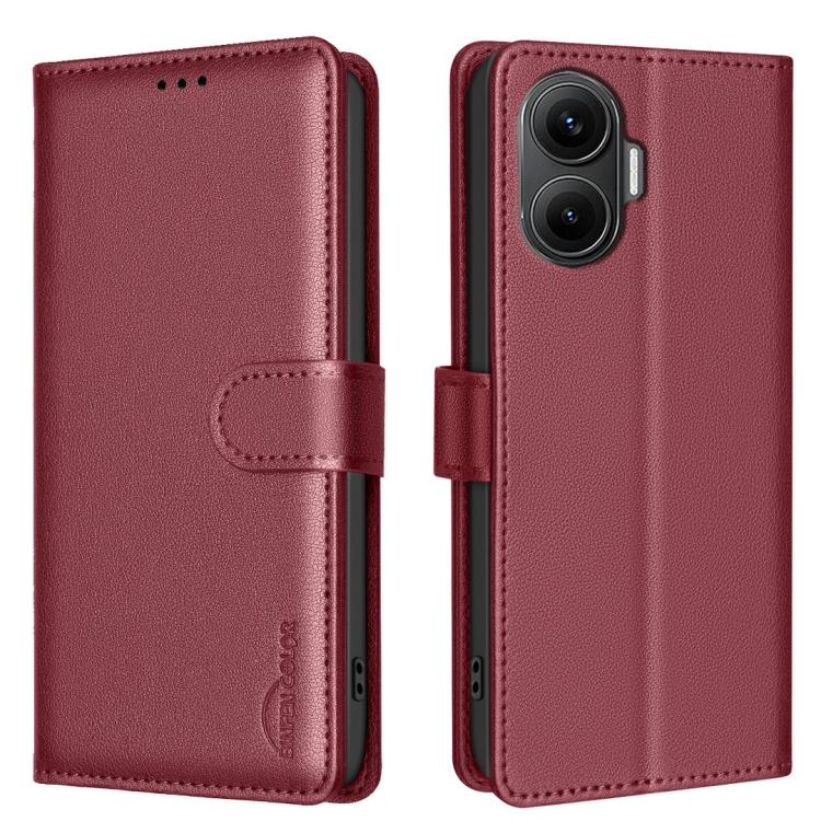 Litchi Texture RFID Anti-theft Leather Phone Case, For Redmi K90 Max 5G, For Redmi A7 Pro 171mm / Poco C85x 5G, For Redmi 15a 5G, For Redmi Tubo 5 Max / Poco X8 Pro Max, For Redmi Tubo 5 / Poco X8 Pro 5G, For Redmi Note 15 5G Global 164mm              ...