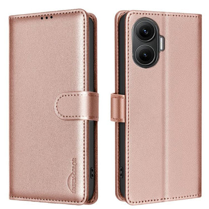 Litchi Texture RFID Anti-theft Leather Phone Case, For Redmi K90 Max 5G, For Redmi A7 Pro 171mm / Poco C85x 5G, For Redmi 15a 5G, For Redmi Tubo 5 Max / Poco X8 Pro Max, For Redmi Tubo 5 / Poco X8 Pro 5G, For Redmi Note 15 5G Global 164mm              ...