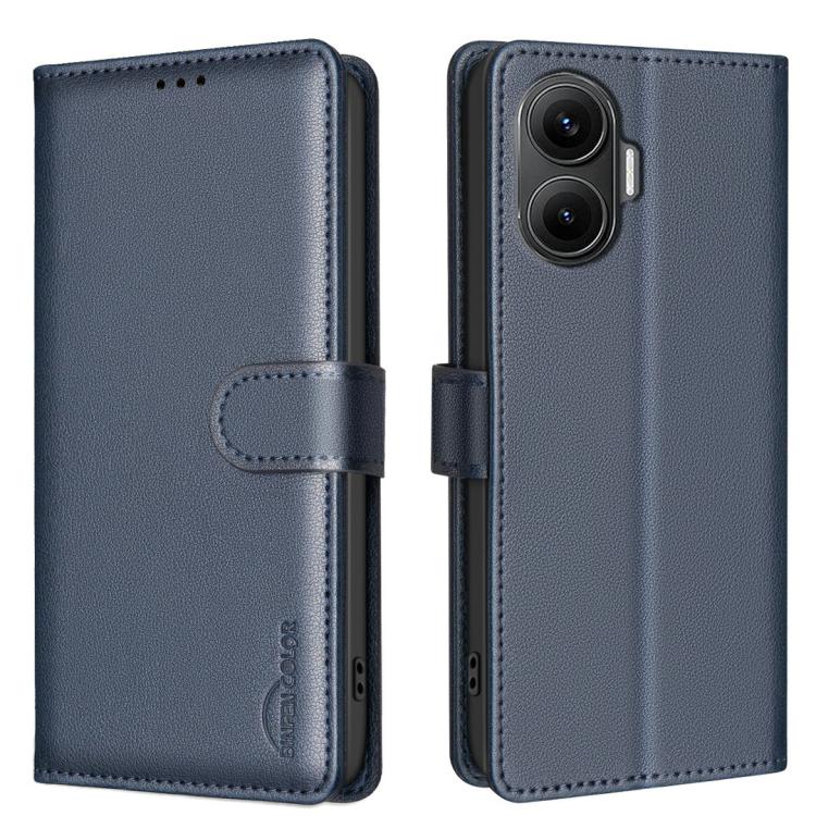 Litchi Texture RFID Anti-theft Leather Phone Case, For Redmi K90 Max 5G, For Redmi A7 Pro 171mm / Poco C85x 5G, For Redmi 15a 5G, For Redmi Tubo 5 Max / Poco X8 Pro Max, For Redmi Tubo 5 / Poco X8 Pro 5G, For Redmi Note 15 5G Global 164mm              ...