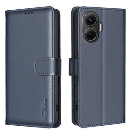 Litchi Texture RFID Anti-theft Leather Phone Case, For Redmi K90 Max 5G, For Redmi A7 Pro 171mm / Poco C85x 5G, For Redmi 15a 5G, For Redmi Tubo 5 Max / Poco X8 Pro Max, For Redmi Tubo 5 / Poco X8 Pro 5G, For Redmi Note 15 5G Global 164mm              ...