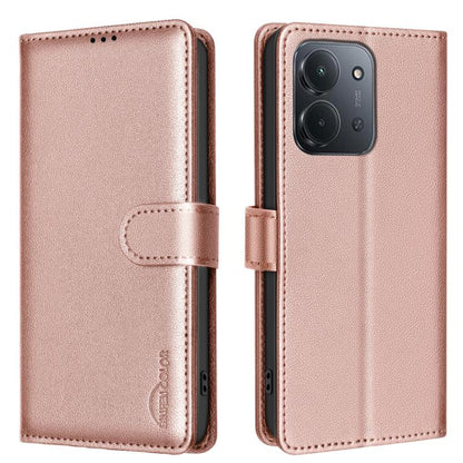 Litchi Texture RFID Anti-theft Leather Phone Case, For Redmi K90 Max 5G, For Redmi A7 Pro 171mm / Poco C85x 5G, For Redmi 15a 5G, For Redmi Tubo 5 Max / Poco X8 Pro Max, For Redmi Tubo 5 / Poco X8 Pro 5G, For Redmi Note 15 5G Global 164mm              ...