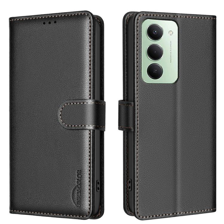 Litchi Texture RFID Anti-theft Leather Phone Case, For Redmi K90 Max 5G, For Redmi A7 Pro 171mm / Poco C85x 5G, For Redmi 15a 5G, For Redmi Tubo 5 Max / Poco X8 Pro Max, For Redmi Tubo 5 / Poco X8 Pro 5G, For Redmi Note 15 5G Global 164mm              ...