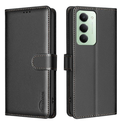 Litchi Texture RFID Anti-theft Leather Phone Case, For Redmi K90 Max 5G, For Redmi A7 Pro 171mm / Poco C85x 5G, For Redmi 15a 5G, For Redmi Tubo 5 Max / Poco X8 Pro Max, For Redmi Tubo 5 / Poco X8 Pro 5G, For Redmi Note 15 5G Global 164mm              ...