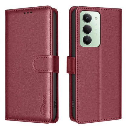 Litchi Texture RFID Anti-theft Leather Phone Case, For Redmi K90 Max 5G, For Redmi A7 Pro 171mm / Poco C85x 5G, For Redmi 15a 5G, For Redmi Tubo 5 Max / Poco X8 Pro Max, For Redmi Tubo 5 / Poco X8 Pro 5G, For Redmi Note 15 5G Global 164mm              ...