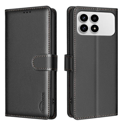 Litchi Texture RFID Anti-theft Leather Phone Case, For Redmi K90 Max 5G, For Redmi A7 Pro 171mm / Poco C85x 5G, For Redmi 15a 5G, For Redmi Tubo 5 Max / Poco X8 Pro Max, For Redmi Tubo 5 / Poco X8 Pro 5G, For Redmi Note 15 5G Global 164mm              ...