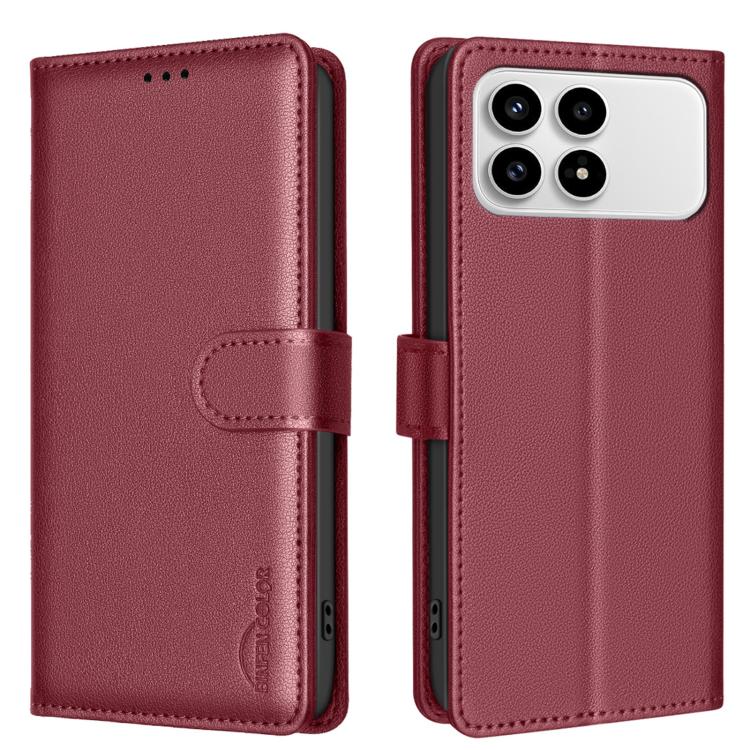 Litchi Texture RFID Anti-theft Leather Phone Case, For Redmi K90 Max 5G, For Redmi A7 Pro 171mm / Poco C85x 5G, For Redmi 15a 5G, For Redmi Tubo 5 Max / Poco X8 Pro Max, For Redmi Tubo 5 / Poco X8 Pro 5G, For Redmi Note 15 5G Global 164mm              ...
