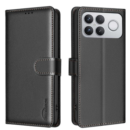 Litchi Texture RFID Anti-theft Leather Phone Case, For Redmi K90 Max 5G, For Redmi A7 Pro 171mm / Poco C85x 5G, For Redmi 15a 5G, For Redmi Tubo 5 Max / Poco X8 Pro Max, For Redmi Tubo 5 / Poco X8 Pro 5G, For Redmi Note 15 5G Global 164mm              ...