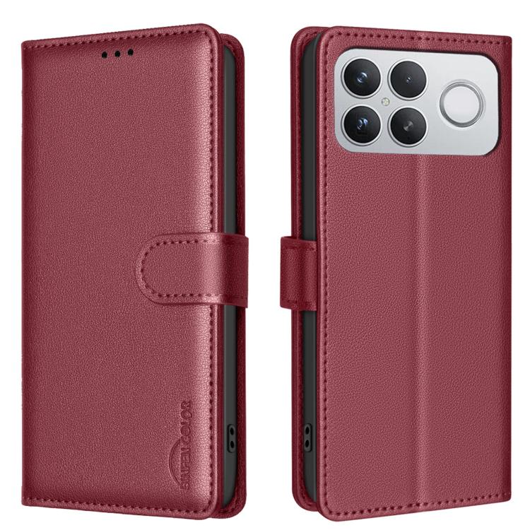 Litchi Texture RFID Anti-theft Leather Phone Case, For Redmi K90 Max 5G, For Redmi A7 Pro 171mm / Poco C85x 5G, For Redmi 15a 5G, For Redmi Tubo 5 Max / Poco X8 Pro Max, For Redmi Tubo 5 / Poco X8 Pro 5G, For Redmi Note 15 5G Global 164mm              ...