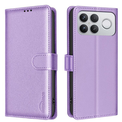 Litchi Texture RFID Anti-theft Leather Phone Case, For Redmi K90 Max 5G, For Redmi A7 Pro 171mm / Poco C85x 5G, For Redmi 15a 5G, For Redmi Tubo 5 Max / Poco X8 Pro Max, For Redmi Tubo 5 / Poco X8 Pro 5G, For Redmi Note 15 5G Global 164mm              ...