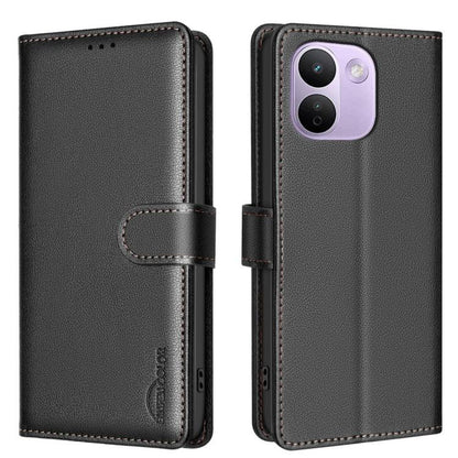 Litchi Texture RFID Anti-theft Leather Phone Case, For Redmi 15C 5G/4G Global 171/Poco C85 4G, For Redmi Note 17 Pro 5G Global 163mm, For Redmi Note 17 Pro+ 5G Global 163mm, For Redmi K90 Pro Max/K100 Pro Max, For Redmi 17 4G / 5G Global 170mm         ...