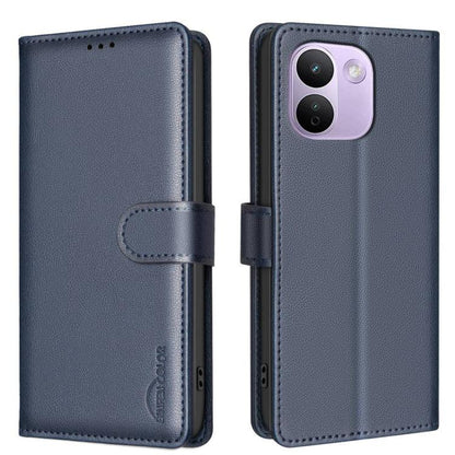 Litchi Texture RFID Anti-theft Leather Phone Case, For Redmi 15C 5G/4G Global 171/Poco C85 4G, For Redmi Note 17 Pro 5G Global 163mm, For Redmi Note 17 Pro+ 5G Global 163mm, For Redmi K90 Pro Max/K100 Pro Max, For Redmi 17 4G / 5G Global 170mm         ...