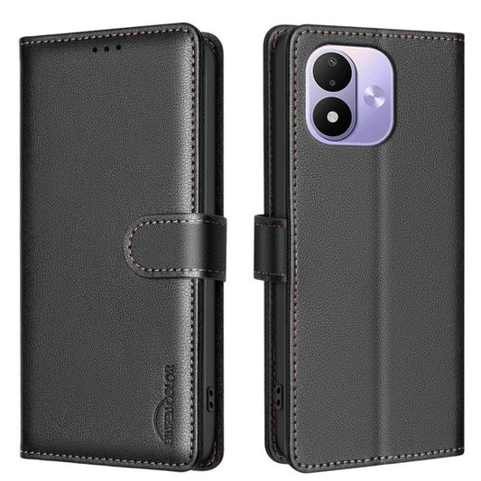 Litchi Texture RFID Anti-theft Leather Phone Case, For Redmi Note 17 4G Global 169.7mm, For Redmi 15C 5G/4G Global 171/Poco C85 4G, For Redmi Note 17 Pro+ 5G Global 163.4mm, For Redmi Note 17 Pro 5G Global 163.5mm, For Redmi K90 Pro Max/K100 Pro Max