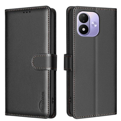 Litchi Texture RFID Anti-theft Leather Phone Case, For Redmi 15C 5G/4G Global 171/Poco C85 4G, For Redmi Note 17 Pro 5G Global 163mm, For Redmi Note 17 Pro+ 5G Global 163mm, For Redmi K90 Pro Max/K100 Pro Max, For Redmi 17 4G / 5G Global 170mm         ...
