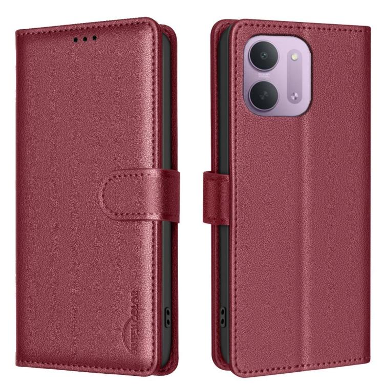 Litchi Texture RFID Anti-theft Leather Phone Case, For Redmi 15C 5G/4G Global 171/Poco C85 4G, For Redmi Note 17 Pro 5G Global 163mm, For Redmi Note 17 Pro+ 5G Global 163mm, For Redmi K90 Pro Max/K100 Pro Max, For Redmi 17 4G / 5G Global 170mm         ...