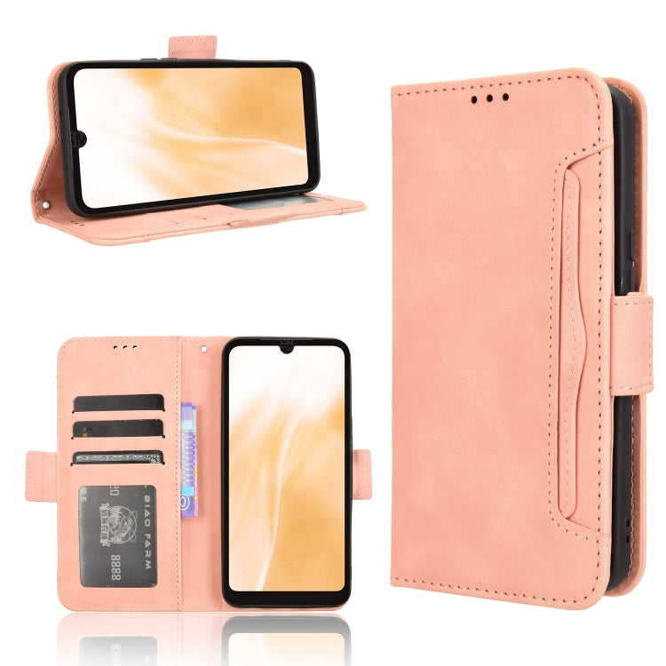 Skin Feel Calf Texture Card Slots Leather Phone Case, For Fujitsu Arrows We3, For Fujitsu Arrows Alpha F-51F, For Fujitsu Arrows We2, For Fujitsu Arrows We2 Plus