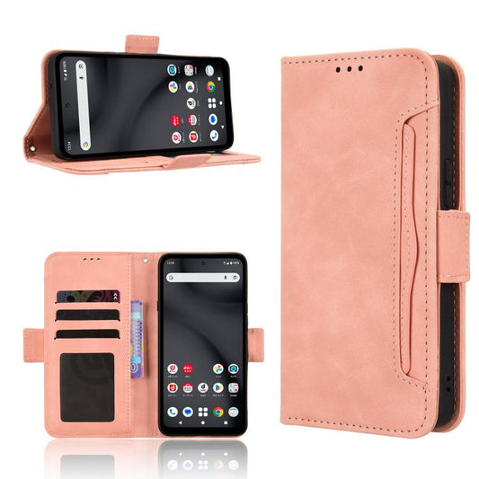 Skin Feel Calf Texture Card Slots Leather Phone Case, For Fujitsu Arrows We3, For Fujitsu Arrows Alpha F-51F, For Fujitsu Arrows We2, For Fujitsu Arrows We2 Plus