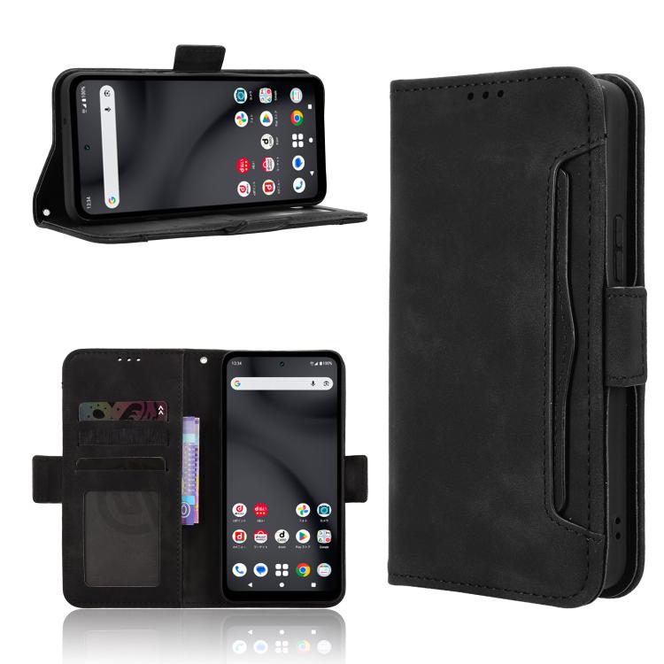 Skin Feel Calf Texture Card Slots Leather Phone Case, For Fujitsu Arrows We3, For Fujitsu Arrows Alpha F-51F, For Fujitsu Arrows We2, For Fujitsu Arrows We2 Plus
