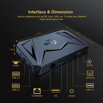 X96Q Pro+ Cortex-A55 Android 14 Octa-core CPU 4K HD Internet Set-top Box, 2GB+16GB, 4GB+32GB