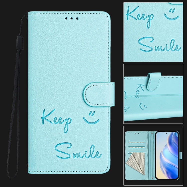 Smile Embossing RFID Leather Phone Case, For Tecno Pova 6 4G, For Tecno Pova 6 Pro / Pova 6 5G, For Tecno Camon 30 Pro 5G, For Tecno Camon 30 5G / 4G, For Tecno Spark 20 Pro+, For Tecno Spark 20 Pro, For Tecno Spark GO 2024 / Spark 20C, For Tecno Spark...